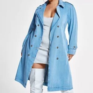 Katrina Denim Trench Coat